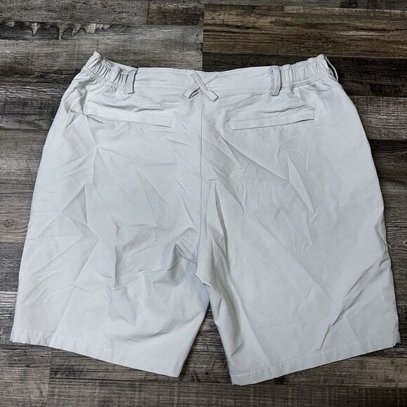 Mack Weldon Shorts Mens XL Light Gray Golf Tennis Cotton Stretch 9" Inseam - Picture 3 of 6